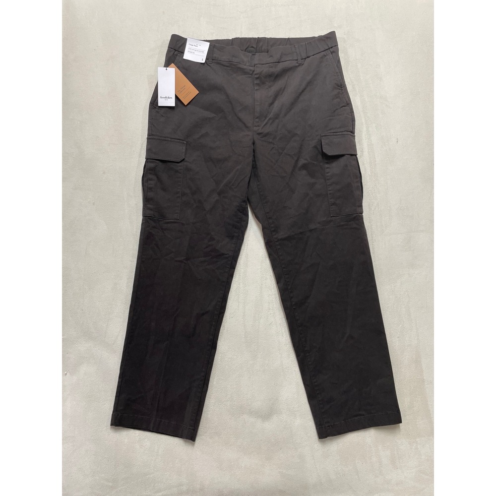 Goodfellow & Co Mens Brown Vintage Collection Straight Leg Cargo Pants Size L